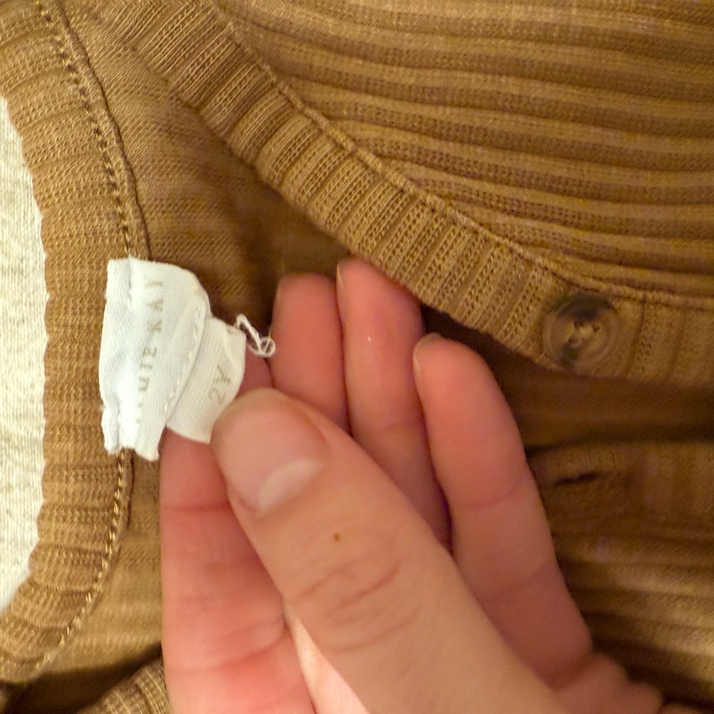 Jamie Kay Brown Ribbed Kids Matching Set - Picture 2 of 2
